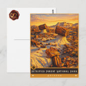 Petrified Forest National Park | Vintage Postcard ポストカード (正面/裏面)