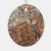 Petrified LogクローズアップI セラミックオーナメント (左)