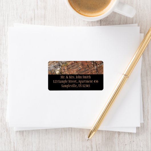 Petrified Log Closeup I ラベル (インサイチュ)