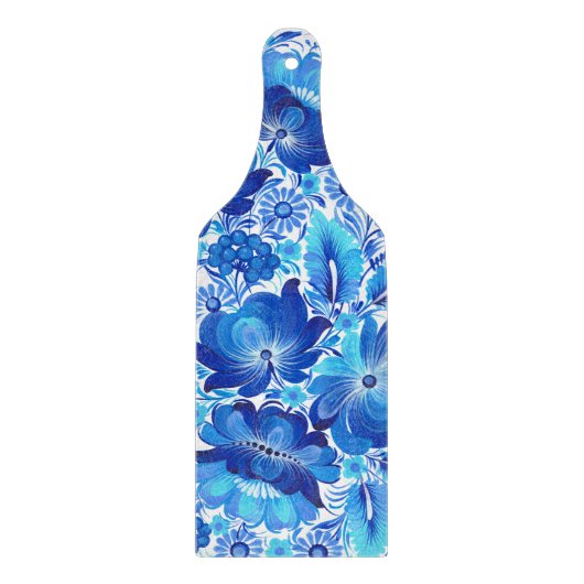 Petrikivka Ukrainian traditional folk art.  カッティングボード (正面)