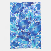 Petrikivka Ukrainian traditional folk art.  キッチンタオル (縦)