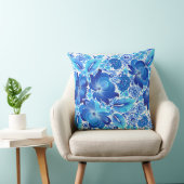 Petrikivka Ukrainian traditional folk art. クッション (椅子)