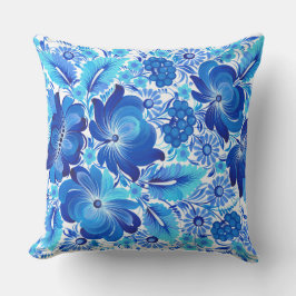 Petrikivka Ukrainian traditional folk art.  クッション