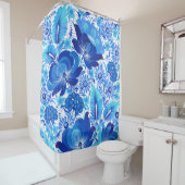 Petrikivka Ukrainian traditional folk art シャワーカーテン (インサイチュ)