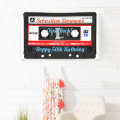 Petro 80のカセットテープまたはMixtape任意の大事な行事 横断幕 (インサイチュ)