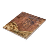 Petroglyph 3人の王- Mcconkie牧場-ユタ タイル (側面)