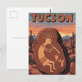 Petroglyph Tuscon Arizona Travel ポストカード (正面/裏面)