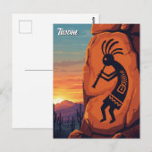Petroglyph Tuscon Arizona Travel ポストカード (正面/裏面)