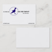 Petroglyphs Blue Birdロゴ 名刺 (正面/裏面)