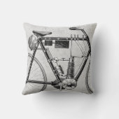 Petroletteオメガのオートバイ1895年 クッション (裏面)