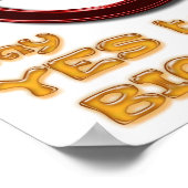 PETROLEUMにNOと言う、BIODIESELポスターにYESと言う ポスター (角)