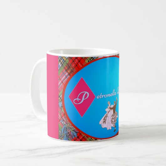 Petronellaによっては署名のマグが夢を見ます コーヒーマグカップ (正面左)