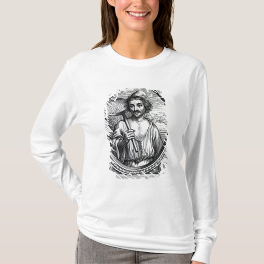 Petrus de Iodeが刻むMasaniello Tシャツ (正面)