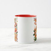 Petrykivkaのウクライナ人のfirebird マグカップ (中央)