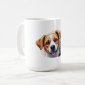 pets and dog コーヒーマグカップ (正面左)