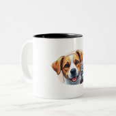 pets and dog ツートーンマグカップ (正面左)