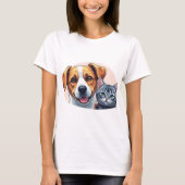 pets and dog tシャツ (正面)