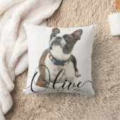 Pet's Custom Name and Photo クッション (ブランケット)