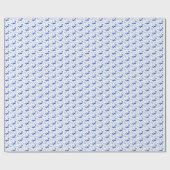 Pets on Parade (Blue) ラッピングペーパー (フラット)