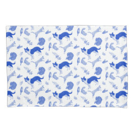 Pets on Parade Pillow Case (Blue)  枕カバー