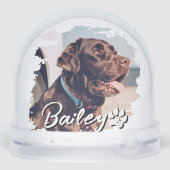 Pet's Simple Modern Cool Typography Name and Photo (裏面)