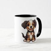 Pet's Simple Modern Cool Typography Photo マグカップ (正面右)