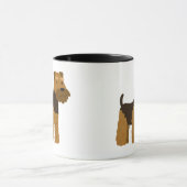 Pet's Simple Modern Cool Typography Photo Mug マグカップ (中央)