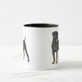 Pet's Simple Modern Cool Typography Photo Mug マグカップ (中央)