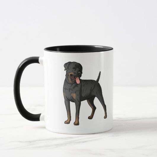 Pet's Simple Modern Cool Typography Photo Mug マグカップ (左)