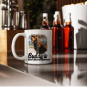 Pet's Simple Modern custom Name and Photo マグカップ