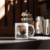 Pet's Simple Modern custom Name and Photo マグカップ