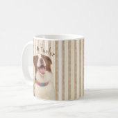 Pet's Simple Modern Name and Photo コーヒーマグカップ (正面左)
