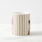 Pet's Simple Modern Name and Photo コーヒーマグカップ (中央)