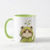 Pet's Simple Modern Name and Photo マグカップ (左)