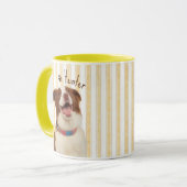 Pet's Simple Modern Name and Photo マグカップ (正面左)