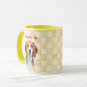 Pet's Simple Modern Name and Photo マグカップ (正面左)