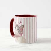 Pet's Simple Modern Name and Photo マグカップ (正面左)