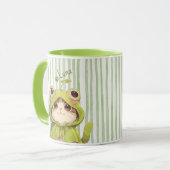 Pet's Simple Modern Name and Photo マグカップ (正面左)