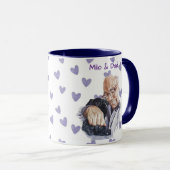 Pet's Simple Modern Name and Photo マグカップ (正面右)