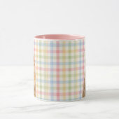 Pet's Simple Modern Name and Photo Mug マグカップ (中央)