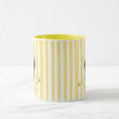 Pet's Simple Modern Name and Photo Mug マグカップ (中央)