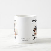 Pets Simple ''My Doberman'' Black Personalize コーヒーマグカップ (中央)