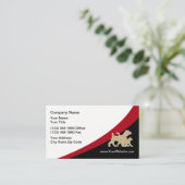 Pets Veterinarian Appointment Cards 名刺 (スタンド正面)