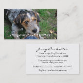 petsitting犬のpathos 名刺 (正面/裏面)