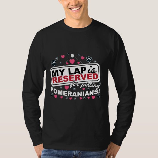 Petting Pomeranians Tシャツ (正面)