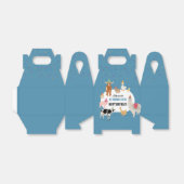 Petting Zoo Party Animals Barnyard Birthday Boy フェイバーボックス (折り畳みなし)