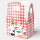 Petting Zoo Party Animals Barnyard Birthday Kids フェイバーボックス (オープン)