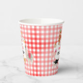 Petting Zoo Party Animals Barnyard Birthday Kids 紙コップ (左)