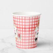 Petting Zoo Party Animals Barnyard Birthday Kids 紙コップ (右)