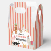 Petting Zoo Party Animals Barnyard Birthday Theme フェイバーボックス (オープン)